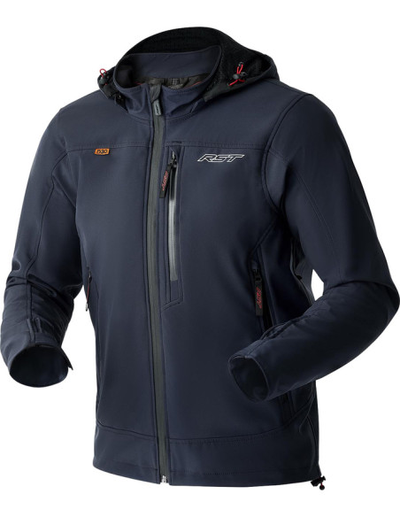 Veste moto textile RST Havoc D3O - Bleu marine