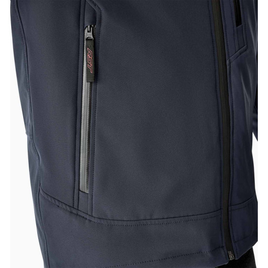 Veste moto textile RST Havoc D3O - Bleu marine