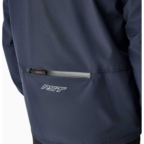 Veste moto textile RST Havoc D3O - Bleu marine