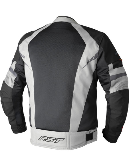 Blouson moto textile RST Pro Series Ventilator D3O - Noir Argent