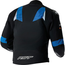 Blouson moto textile RST TracTech Evo D3O - Noir Bleu 2