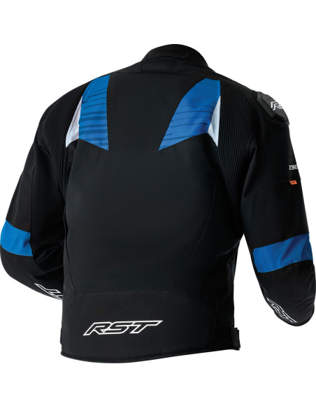 Blouson moto textile RST TracTech Evo D3O - Noir Bleu