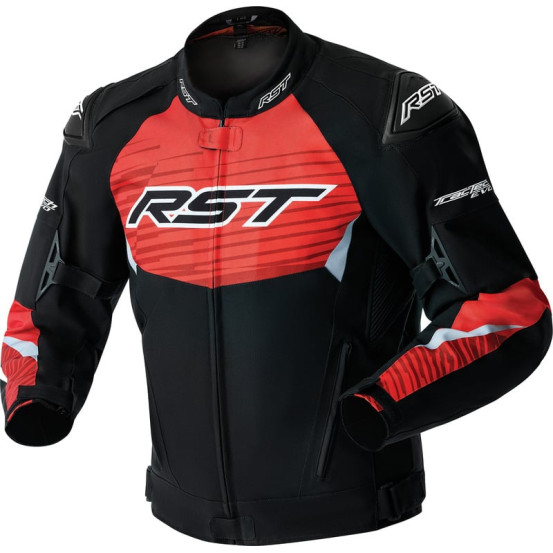 Blouson moto textile RST TracTech Evo D3O - Noir Rouge
