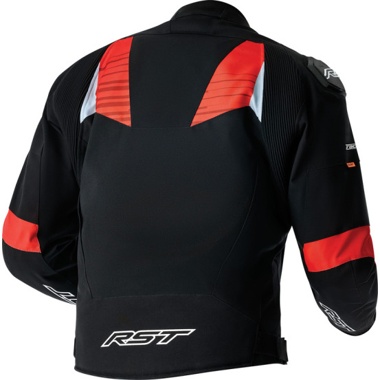 Blouson moto textile RST TracTech Evo D3O - Noir Rouge