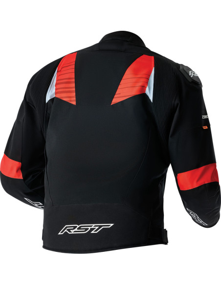 Blouson moto textile RST TracTech Evo D3O - Noir Rouge