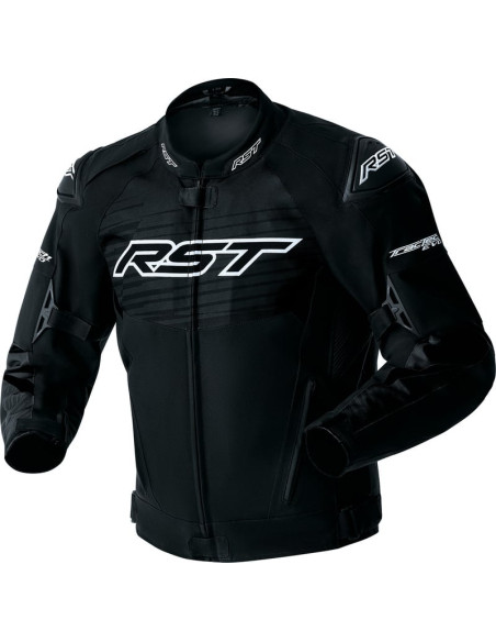 Blouson moto textile RST TracTech Evo D3O - Noir Blanc