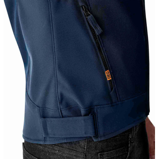 Blouson moto textile RST Spectre Air D3O - Bleu marine