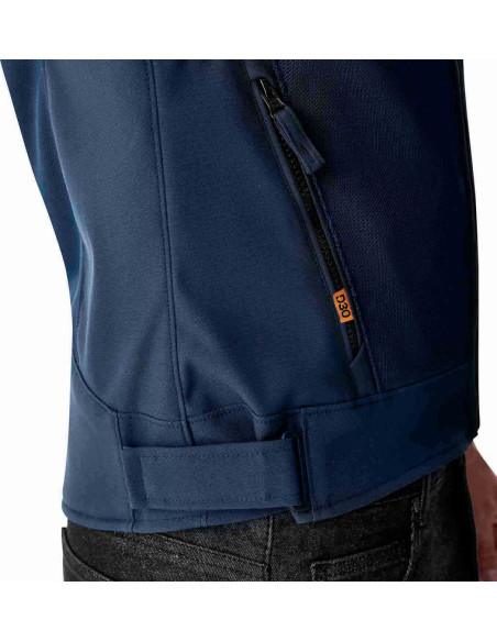 Blouson moto textile RST Spectre Air D3O - Bleu marine
