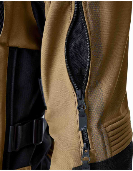 Veste moto textile RST Pro Series Adventure D3O - Sable Noir