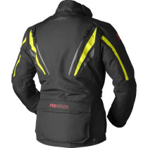 Veste moto textile RST Pro Series Paragon D3O - Noir Jaune fluo 2