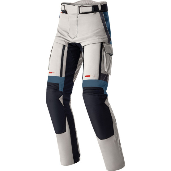 Pantalon moto textile RST Pro Series Adventure D3O - Argent Bleu