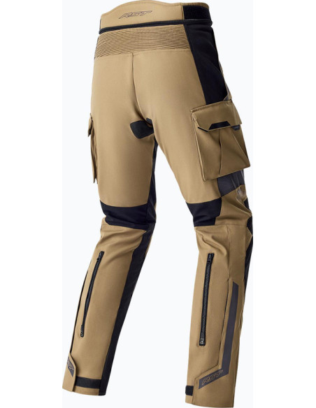 Pantalon moto textile RST Pro Series Adventure D3O - Sable Noir