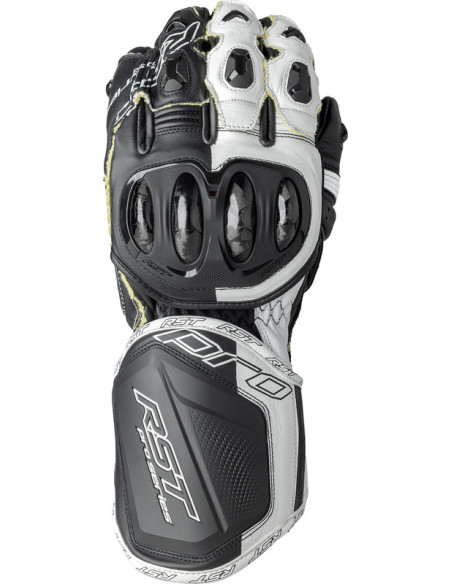 Gants moto RST Pro Series GP D3O - Noir Blanc