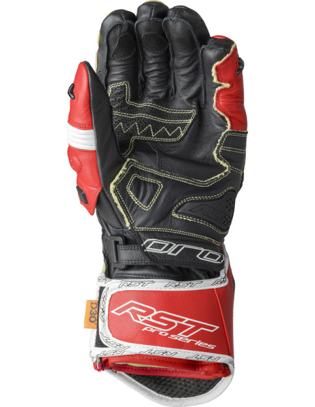 Gants moto RST Pro Series GP D3O - Noir Rouge