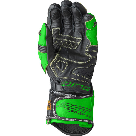 Gants moto RST Pro Series GP D3O - Noir Vert fluo