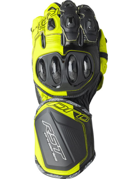 Gants moto RST Pro Series GP D3O - Noir Jaune fluo