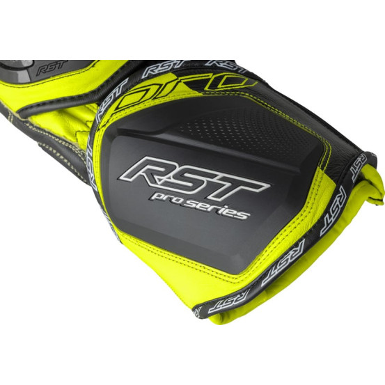 Gants moto RST Pro Series GP D3O - Noir Jaune fluo