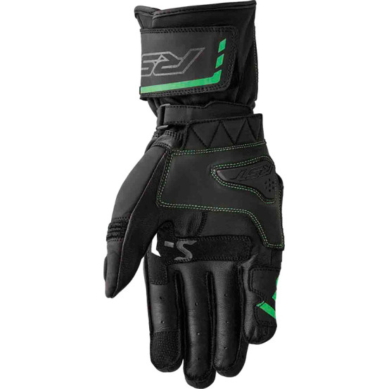 Gants moto RST S1 - Noir Vert fluo