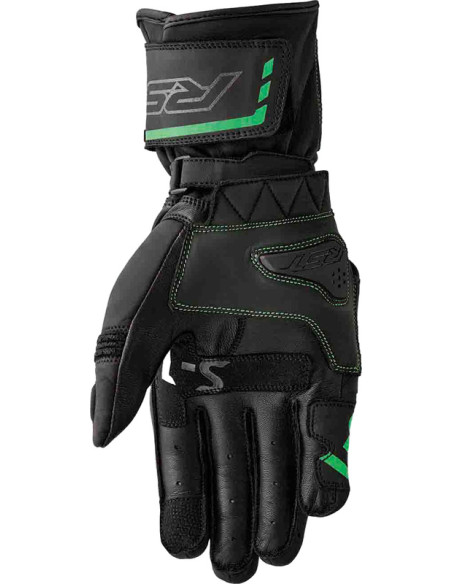 Gants moto RST S1 - Noir Vert fluo