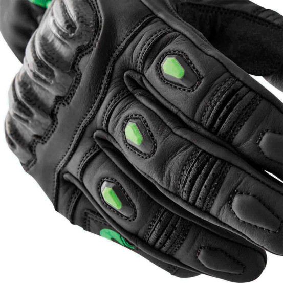 Gants moto RST S1 - Noir Vert fluo