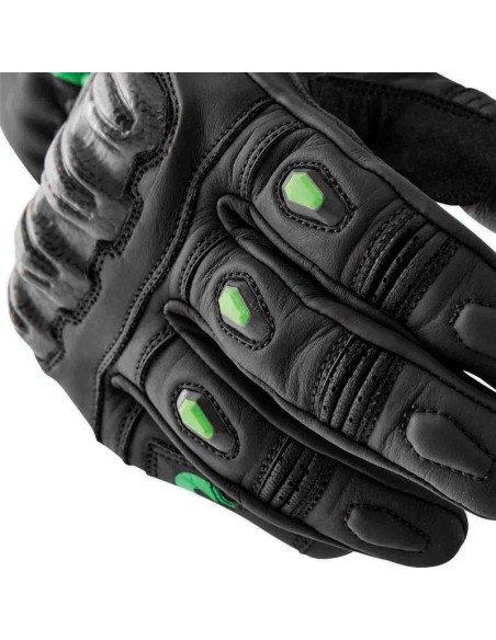 Gants moto RST S1 - Noir Vert fluo