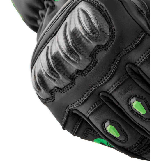 Gants moto RST S1 - Noir Vert fluo