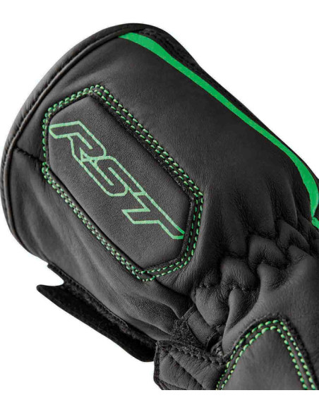 Gants moto RST S1 - Noir Vert fluo