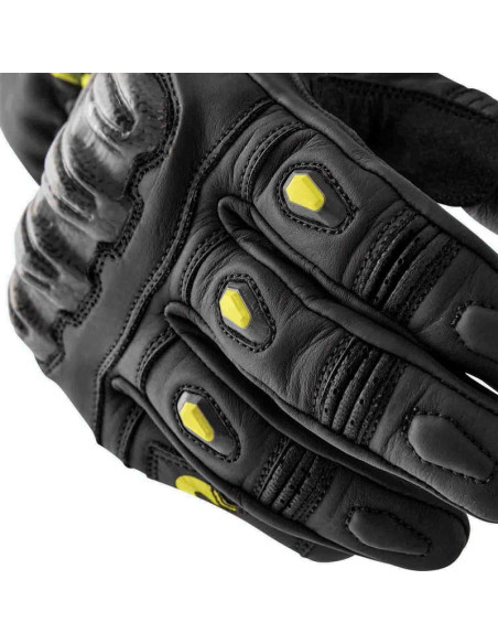 Gants moto RST S1 - Noir Jaune fluo