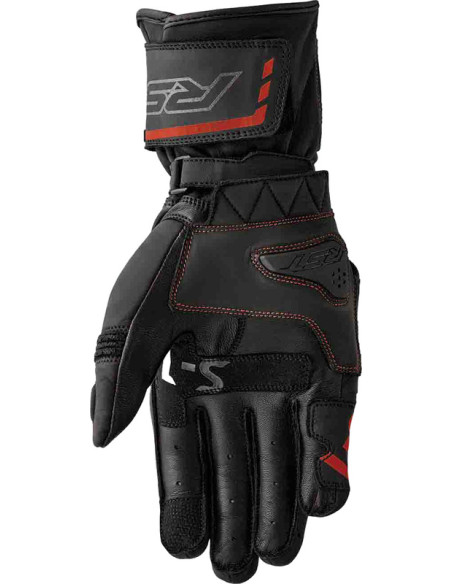 Gants moto RST S1 - Noir Rouge fluo