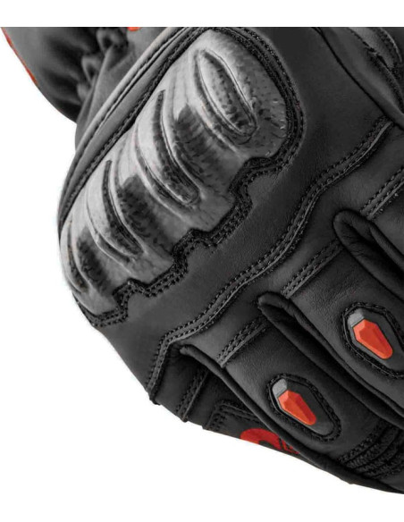 Gants moto RST S1 - Noir Rouge fluo