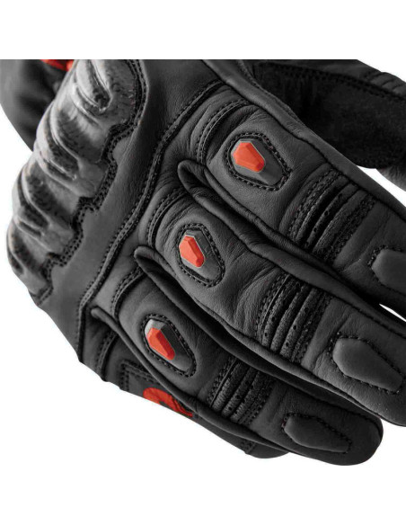 Gants moto RST S1 - Noir Rouge fluo