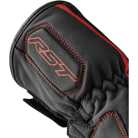 Gants moto RST S1 - Noir Rouge fluo