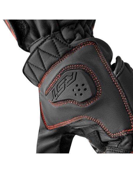 Gants moto RST S1 - Noir Rouge fluo