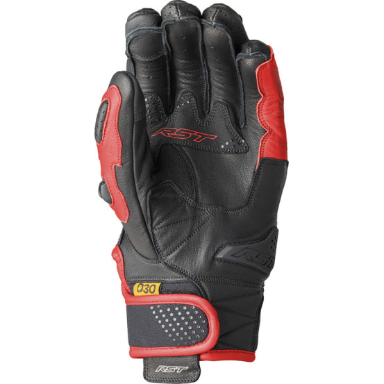 Gants moto courts RST Freestyle 3 D3O - Noir Rouge