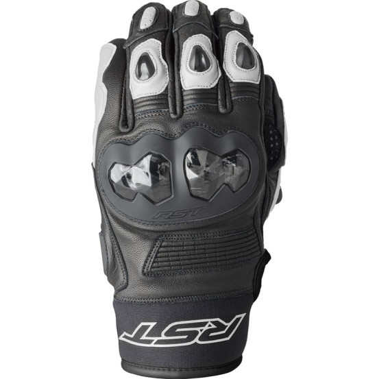 Gants moto courts RST Freestyle 3 D3O - Noir Blanc