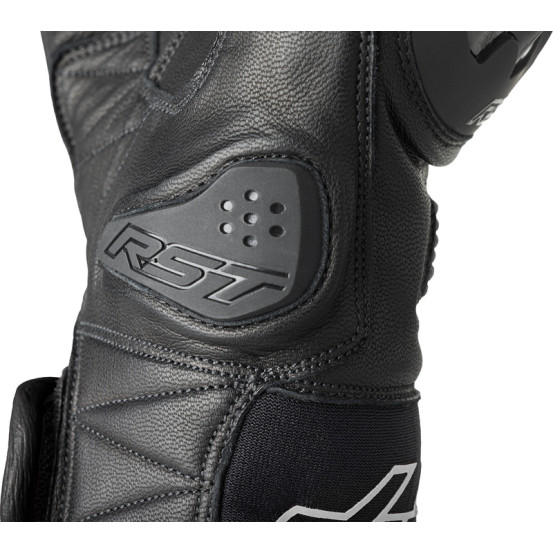 Gants moto courts RST Freestyle 3 D3O - Noir Blanc