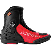 Bottes moto RST TracTech Evo Short D3O - Noir Rouge fluo