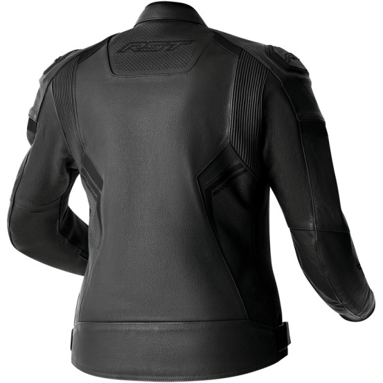 Blouson moto cuir femme RST S1 D3O - Noir