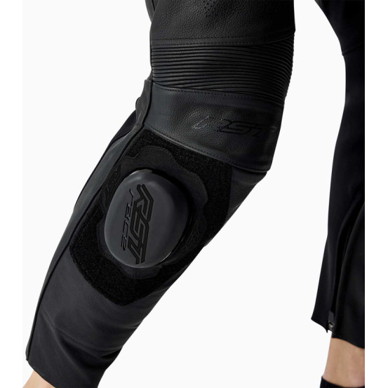 Pantalon moto cuir femme RST S1 D3O - Noir