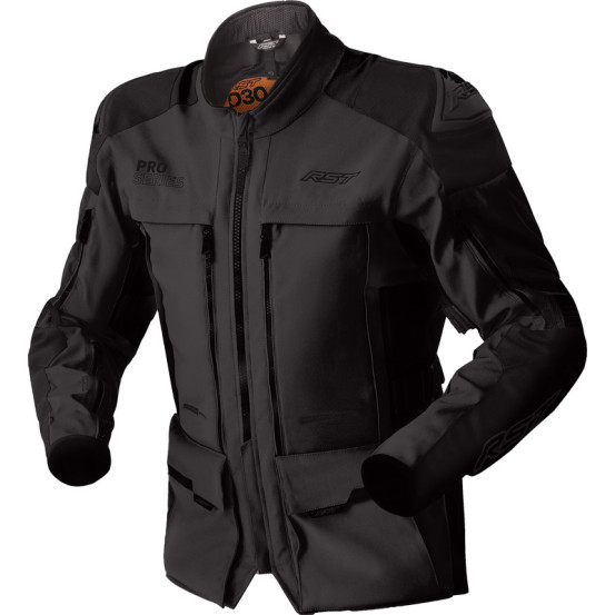 Veste moto textile femme RST Pro Series Adventure D3O - Noir