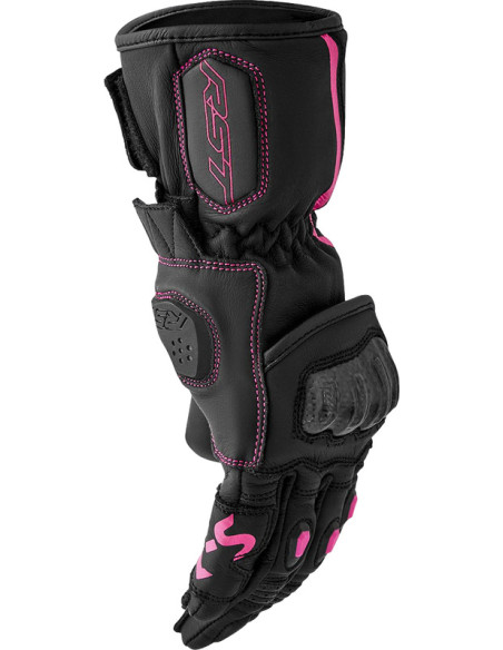 Gants moto femme RST S1 - Noir Rose