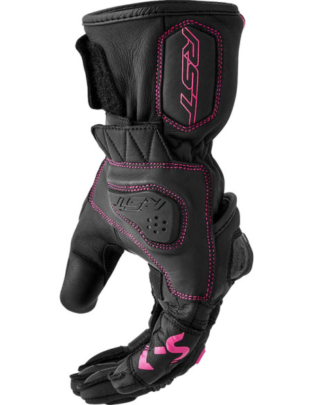 Gants moto femme RST S1 - Noir Rose