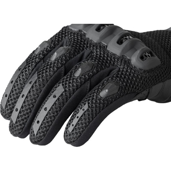 Gants moto femme RST Vortek - Noir