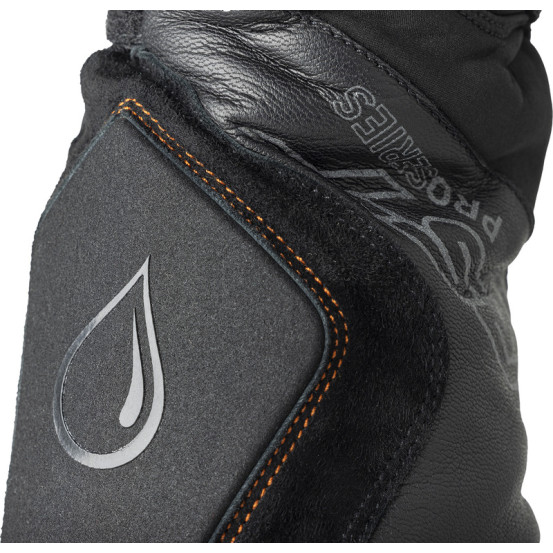 Gants moto étanches femme RST Pro Series Artic D3O Waterproof - Noir