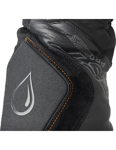 Gants moto étanches femme RST Pro Series Artic D3O Waterproof - Noir