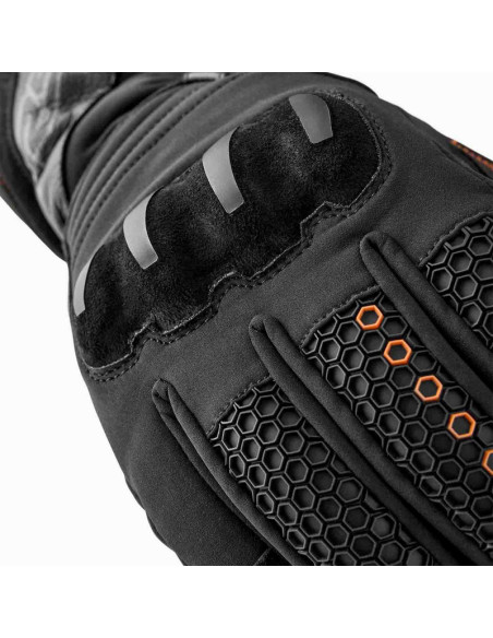 Gants moto étanches femme RST Pro Series Artic D3O Waterproof - Noir