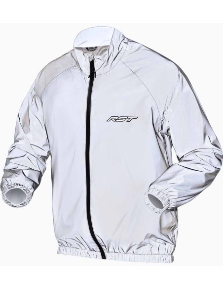Veste de pluie moto RST Night Rider Waterproof - Argent