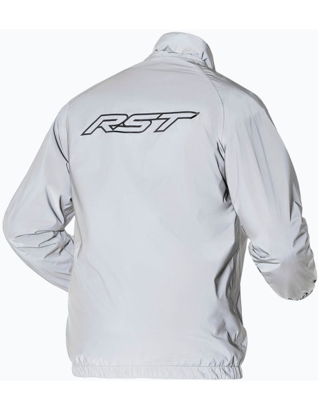 Veste de pluie moto RST Night Rider Waterproof - Argent