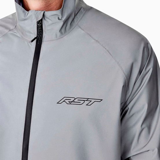 Veste de pluie moto RST Night Rider Waterproof - Argent
