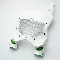 Plaque avant Blanc Cycra Stadium Vented Kawasaki KX-F